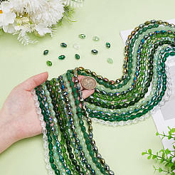 11 Strands 11 Colors Mixed Styles Glass Beads Strands&nbsp;EGLA-SC0001-69A