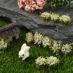 ナイロンミニ草の房  人工芝モデル  DIYサンドテーブル素材用  ベージュ  11~16mm&nbsp;AJEW-WH20120-06B