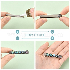 20Pcs 2 Styles Natural Paua Shell Cabochons&nbsp;SHEL-YW0001-09