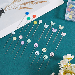4Boxes 4 Styles Iron Pins&nbsp;FIND-CP0003-03