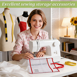 7Pcs 7 Styles PVC Double Layer Storage Tote Bags&nbsp;ABAG-DL0001-02