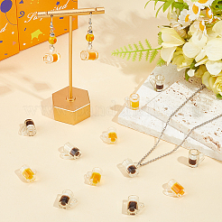 24Pcs 2 Colors Resin Pendants&nbsp;RESI-SC0006-72