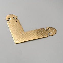 Brass Corner Protector for Cabinet Furniture&nbsp;KK-WH0062-239G