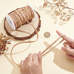 PUレザーリボン1本  衣類の装飾用  ペルー  1/4インチ（5mm）&nbsp;DIY-PH0008-58