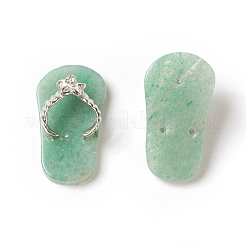 Natural Green Aventurine Pendants&nbsp;G-F586-C01