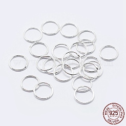 925 Sterling Silver Soldered Closed Jump Rings&nbsp;STER-F036-03S-0.7x3