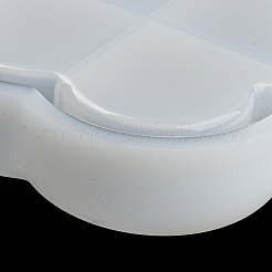 フラワージュエリープレート DIY シリコーン型  レジン型  UVレジン用  エポキシ樹脂工芸品作り  155x155x33mm  内径：111x120mm&nbsp;LS-SIMO-D003-05B