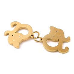 PVD Vacuum Plating 304 Stainless Steel Pendants&nbsp;STAS-Z042-09G