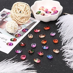 Pointed Back Glass Rhinestone Cabochons&nbsp;RGLA-OC0001-03B