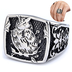 304 Stainless Steel Finger Rings for Men&nbsp;WGC5670-01