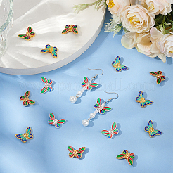 36Pcs 3 Colors Alloy Enamel Beads&nbsp;FIND-CA0009-29