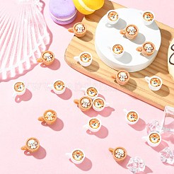 40Pcs 2 Colors Resin Mug with Cute Dog Display Decoration&nbsp;RESI-CJ0005-38