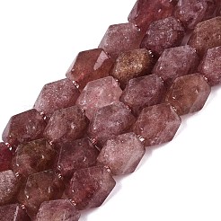 Natural Strawberry Quartz Beads Strands&nbsp;G-Q608-11H