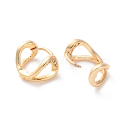 Rack Plating Brass Hoop Earrings&nbsp;EJEW-S241-24G