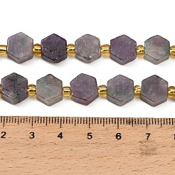 Natural Lepidolite/Purple Mica Stone Beads Strands&nbsp;G-F833-B03-01