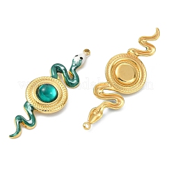 304 Stainless Steel Enamel Pendants&nbsp;STAS-T076-07G-02