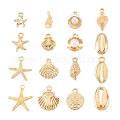 96Pcs 16 Style Alloy Pendants&nbsp;FIND-PH0027-05