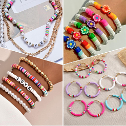 3500Pcs 10 Colors Handmade Polymer Clay Beads&nbsp;CLAY-PA0001-26A