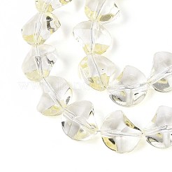 Baking Paint Transparent Glass Beads Strands&nbsp;DGLA-N017-03I