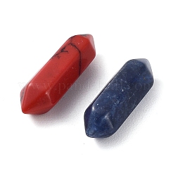 Natural & Synthetic Mixed Gemstone Double Terminated Points Mixed Dyed and Undyed&nbsp;G-G012-03