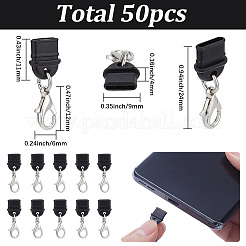 50Pcs Plastic Mobile Dustproof Plugs&nbsp;HJEW-SC0003-20B