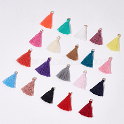 120 Pcs 20 Colors Polyester Tassel Pendant Decorations&nbsp;FIND-NB0004-24