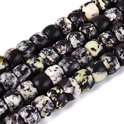 Natural Yellow Turquoise(Jasper) Beads Strands&nbsp;G-Q616-02A-10