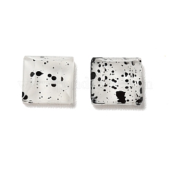 Spot Pattern Resin Cabochons&nbsp;LS-MRMJ-G015-01
