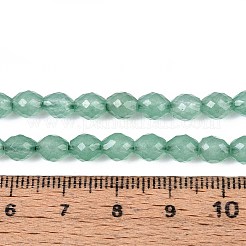 天然染め白翡翠ビーズ連売り  バレル  多面カット  ミディアムアクアマリン  5.5~6.5x5~5.5mm  穴：1~1.2mm  約57~61個/連  13.98~14.17''（35.5~36センチメートル）&nbsp;G-T142-89C