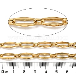 10M Ion Plating(IP) 304 Stainless Steel Oval Link Chains&nbsp;CHS-G034-04G