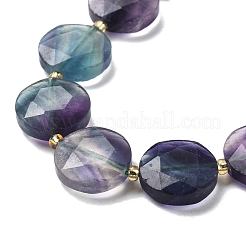 Natural Colorful Fluorite Beads Strands&nbsp;G-C116-A172-03