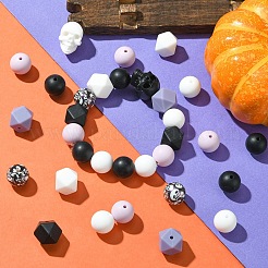 Halloween Theme Food Grade Eco-Friendly Silicone Beads&nbsp;SIL-YW0001-45