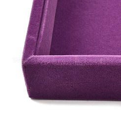 合成木材のアクセサリーが表示されます  ベルベットで覆われた  パープル  350x240x32mm&nbsp;ODIS-N008-06C
