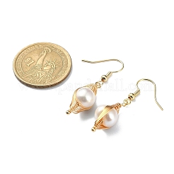 Natural Pearl Pendant Necklace & Dangle Earrings&nbsp;SJEW-JS01276