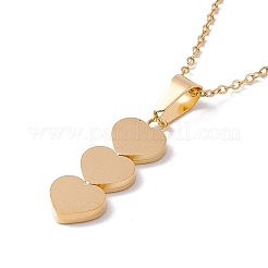 Natural Shell Heart Stud Earrings & Pendant Necklace&nbsp;SJEW-G080-01G