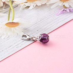 Imitation Jade Glass Pendants&nbsp;HJEW-JM00461