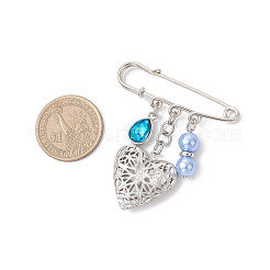 2Pcs 2 Styles Iron Safety Pins&nbsp;JEWB-BR00189