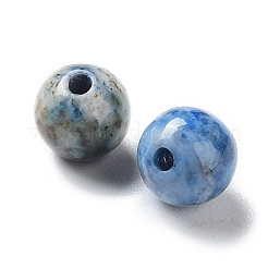 天然石ラピスラズリビーズ  染め  ラウンド  4mm  穴：0.6mm&nbsp;G-K311-02A-4mm