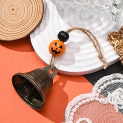 Halloween Iron Bell Hanging Ornaments&nbsp;HJEW-JM02437