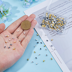 300Pcs 3 Colors Electroplated Non-magnetic Synthetic Hematite Bead&nbsp;G-DC0001-44