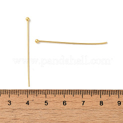 304ステンレススチールボールヘッドピン  18KGP本金メッキ  40x0.7mm  ヘッド：2mm&nbsp;STAS-K285-03M-G