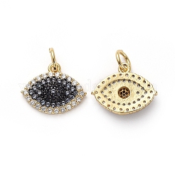Brass Micro Pave Cubic Zirconia Pendants&nbsp;KK-I658-59