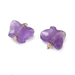 Natural Amethyst Pendants&nbsp;KK-D289-61G-03