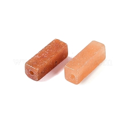 天然なレッドアベンチュリンビーズ  直方体の  13x4x4mm  穴：1.4mm&nbsp;G-G137-01K