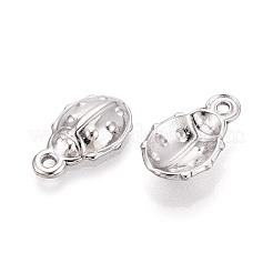 304ステンレスペンダント  ビートル  ステンレス鋼色  16x10x3.5mm  穴：1.5mm&nbsp;STAS-T067-59P