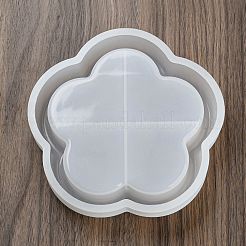 フラワージュエリープレート DIY シリコーン型  レジン型  UVレジン用  エポキシ樹脂工芸品作り  155x155x33mm  内径：111x120mm&nbsp;LS-SIMO-D003-05B