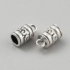 Alloy Cord Ends&nbsp;PALLOY-WH0126-01G-AS