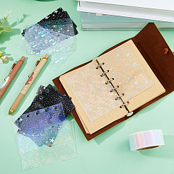 12Pcs 12 Styles PVC Notebook Index Divider Sheets&nbsp;FIND-FH0011-94