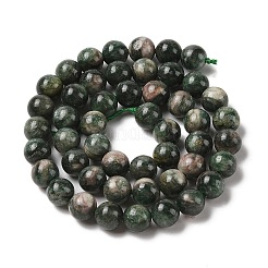 Natural Green Quartz Round Beads Strands&nbsp;G-Q171-D02-02