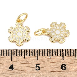 Brass Enamel Charms&nbsp;KK-Q028-04G